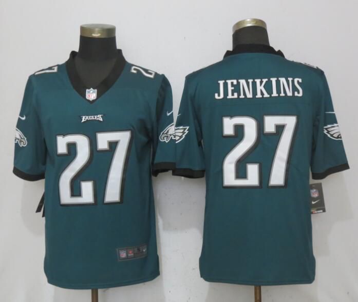 Men Philadelphia Eagles #27 Jenkins Green Vapor Untouchable New Nike Limited NFL Jerseys